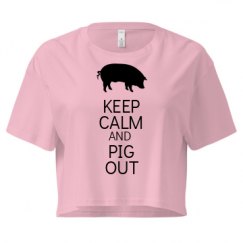 Ladies Festival Cali Crop Top Tee