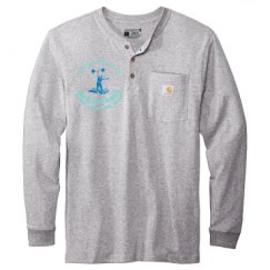 Unisex Carhartt Long Sleeve Henley Tee