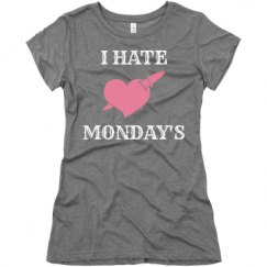 Ladies Slim Fit Super Soft Triblend Tee