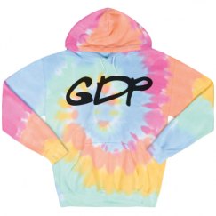 Unisex Tie-Dye Fleece Hoodie