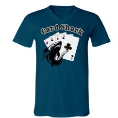 Unisex V-Neck Jersey Tee