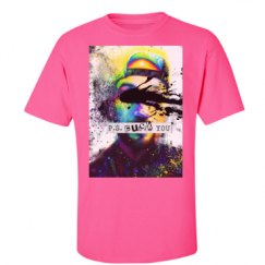 Unisex Ultra Cotton Safety Neon Crewneck Tee