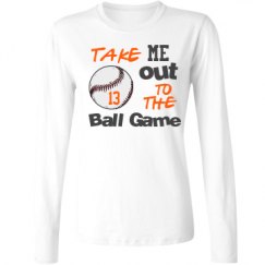 Ladies Relaxed Fit Basic Long Sleeve Tee