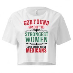 Ladies Festival Cali Crop Top Tee