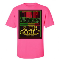 Unisex Ultra Cotton Safety Neon Crewneck Tee