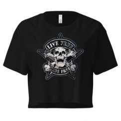 Ladies Festival Cali Crop Top Tee