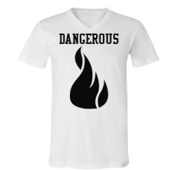 Unisex V-Neck Jersey Tee