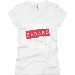 Ladies Slim Fit Basic Promo Jersey Tee