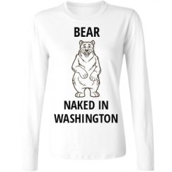 Ladies Relaxed Fit Basic Long Sleeve Tee