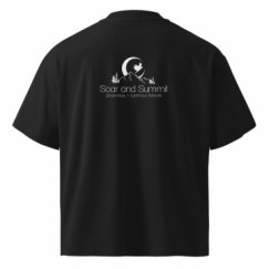 Unisex Organic Oversized High Neck T-Shirt