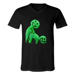 Unisex V-Neck Jersey Tee