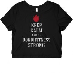 Ladies Slim Fit Crop Top Tee