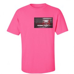 Unisex Ultra Cotton Safety Neon Crewneck Tee