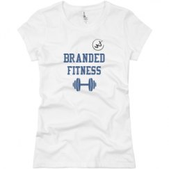 Ladies Slim Fit Basic Promo Jersey Tee