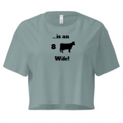 Ladies Festival Cali Crop Top Tee