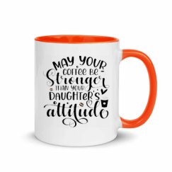 11oz Ceramic Mug with Color Inside