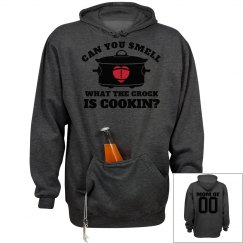 Funny Football Mom Tailgating Fleece Hoodie