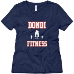 Ladies Relaxed Fit V-Neck Tee