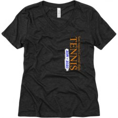 Ladies Relaxed Fit Super Soft Triblend V-Neck Tee