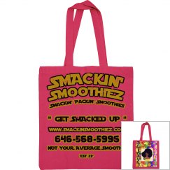 SMACKIN' TOTE BAG (HOT PINK)