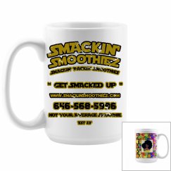 SMACKIN' CERAMIC COFFEE MUG 15oz