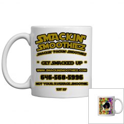 SMACKIN' CERAMIC COFFEE MUG 11oz