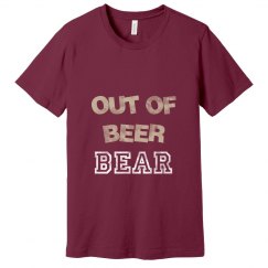 out of beer bear