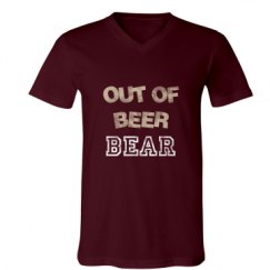 Unisex V-Neck Jersey Tee