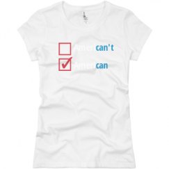 Ladies Slim Fit Basic Promo Jersey Tee