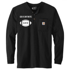 Unisex Carhartt Long Sleeve Henley Tee 