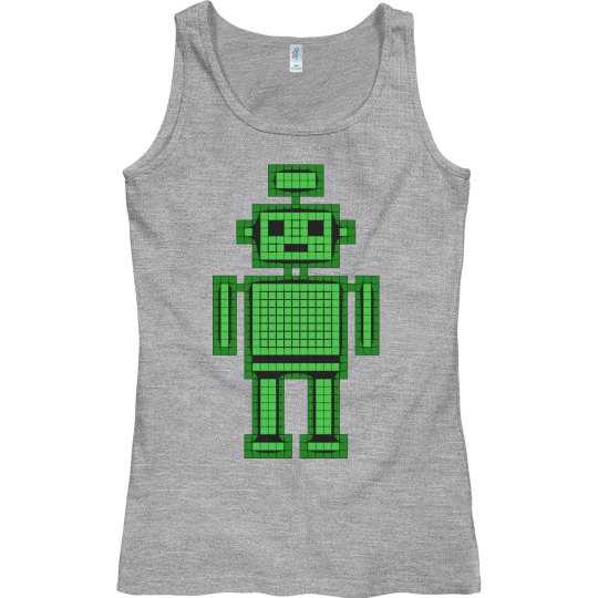8Bit Bot Tank Top