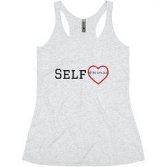 Ladies Slim Fit Super Soft Racerback Triblend Tank