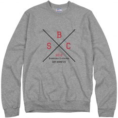 L Gray Red Blk SBC Sweat Shirt