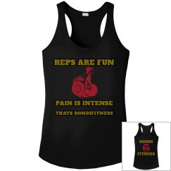 DONDIFITNESS WOMAN RACERBACK TANK TOP