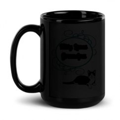 15oz Black Glossy Mug