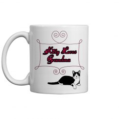 Kitty loves grandma - Coffee mug 