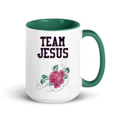 15oz Ceramic Mug with Color Inside