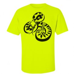 Unisex Ultra Cotton Safety Neon Crewneck Tee