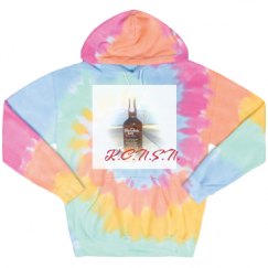 Unisex Tie-Dye Fleece Hoodie