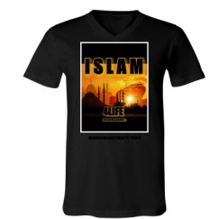 Unisex V-Neck Jersey Tee