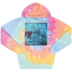 Unisex Tie-Dye Fleece Hoodie