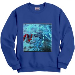 Unisex Film and Foil Crewneck Sweatshirt