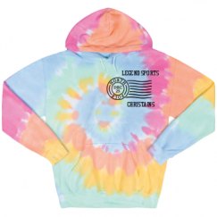 Unisex Tie-Dye Fleece Hoodie