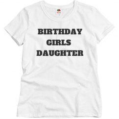 Birthday girls daughter