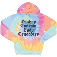 Unisex Tie-Dye Fleece Hoodie