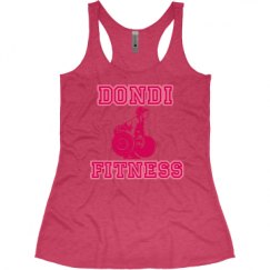 Ladies Slim Fit Super Soft Racerback Triblend Tank