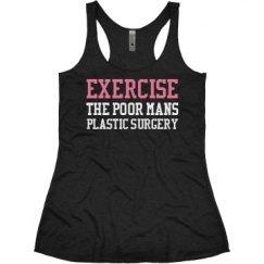 Ladies Slim Fit Super Soft Racerback Triblend Tank