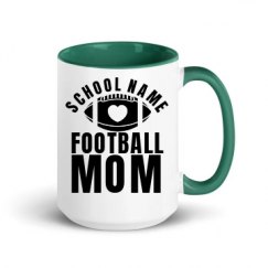 15oz Ceramic Mug with Color Inside