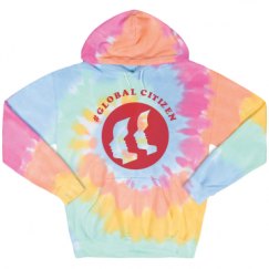 Unisex Tie-Dye Fleece Hoodie