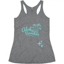 Ladies Slim Fit Super Soft Racerback Triblend Tank